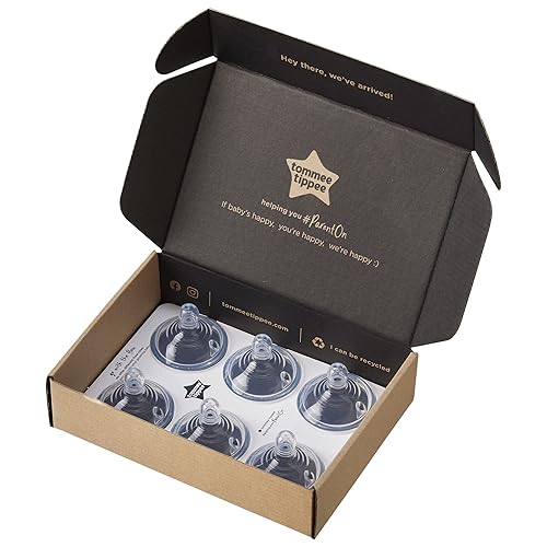 Tommee Tippee Closer to Nature Bottle Nipples, Extra Slow Flow - 2 count - Jamouz