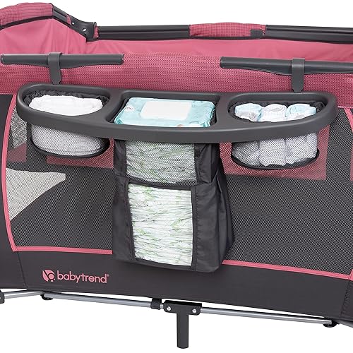 Baby Trend Retreat Twins Nursery Center, Quarry - Jamouz