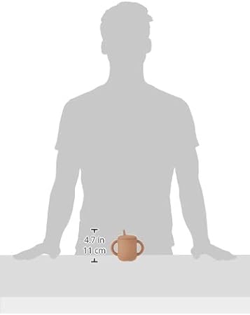 mushie 100% Silicone Training Cup & Straw for Toddlers | 6 Months+ (Soft Lilac) - Jamouz