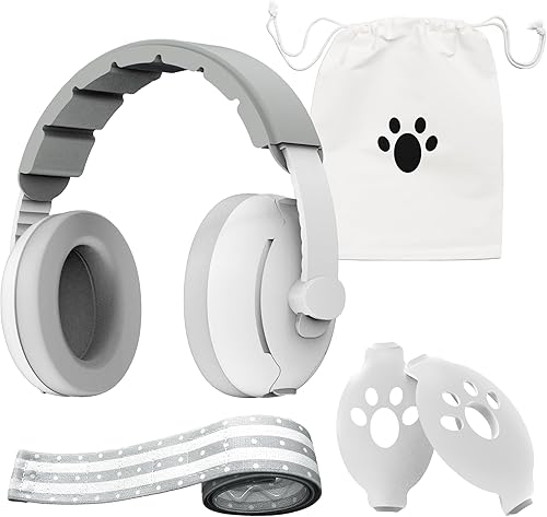 2-in-1 Baby Ear Muffs for Hearing Protection, Noise Cancelling Earmuffs for Babies and Toddlers up to 48 Months - Jamouz