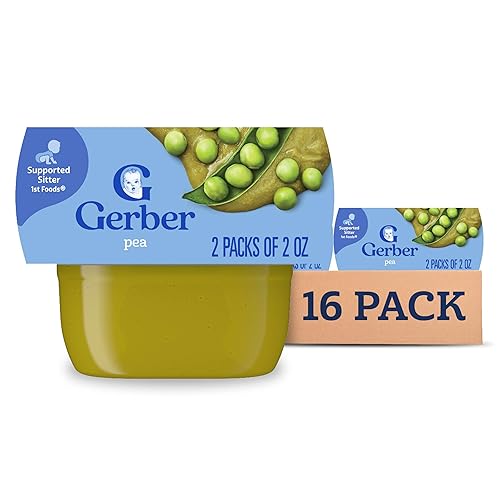 Gerber 1st Foods Baby Food, Prune Puree, Natural & Non-GMO, 2 Ounce Tubs, 2-Pack (Pack of 8) - Jamouz