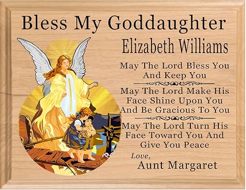 Baptism Gift Blessing Personalized Christening Gifts - for Boys Baby Girls Babies Made in USA (My Baptism) - Jamouz