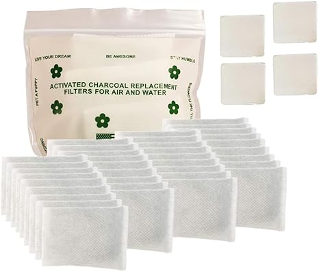 Green Piece® 12 Pack - Overstuffed - All-Natural Baby Diaper Pail Deodorizer | Activated Charcoal Air Purifier Compatible with Diaper Pails, Shoe Closets, Trash Cans, Pets - Made in The USA - Jamouz