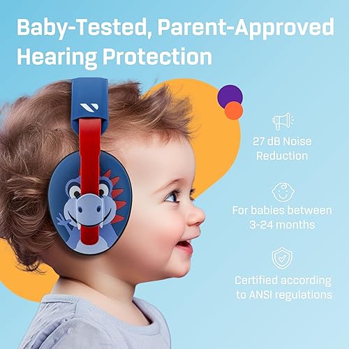 Vanderfields Baby Ear Protection Noise Cancelling Headphones for Babies, Toddlers, Infants 3 months to 2 years - Jamouz