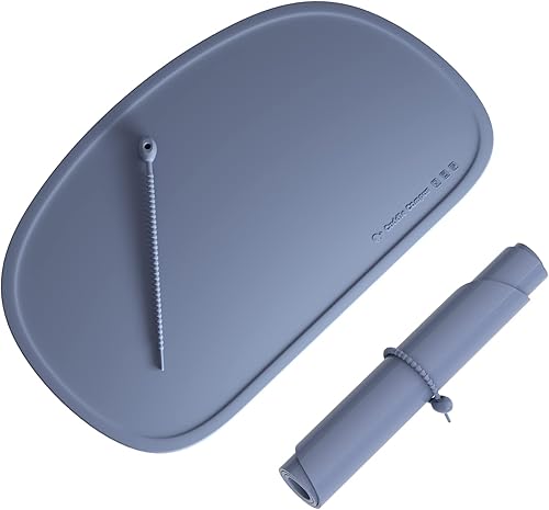 Cuddle Campus Set of 3 Silicone Placemats with Raised Edges for Kids,Toddlers,Babies, Non-Slip Dinning Table Mat, Baby Eating Mat, Food Mat - Jamouz