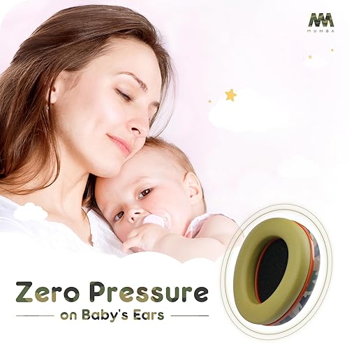 Mumba Baby Ear Protection Noise Cancelling Headphones for Babies and Toddlers Baby Earmuffs - Ages 3-24+ Months - Jamouz