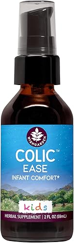 WishGarden Herbs Colic Ease for Infants - Natural Herbal Colic Relief for Newborns, Infant Gas Relief Drops Soothes Baby Gas Bubbles Quickly, More Effective Than Gripe Water for Infants, 2oz Drops - Jamouz