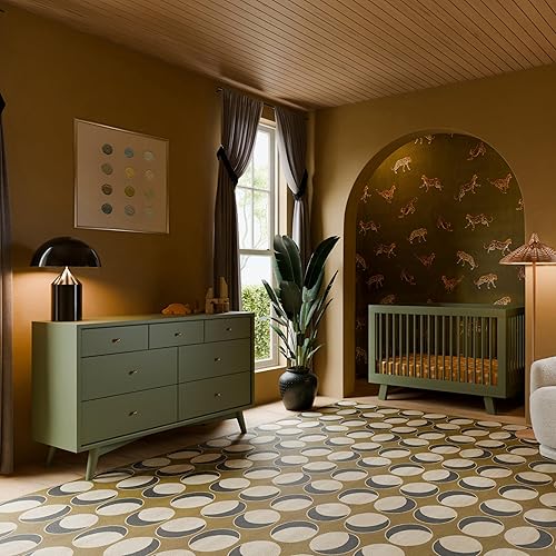 babyletto Hudson 3-in-1 Convertible Baby Crib with Toddler Bed & Daybed Conversion - Easy to Assemble - GREENGUARD Gold Certified w/ 4 Adjustable Mattress Heights - Natural - Jamouz