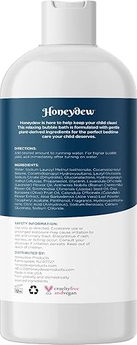 Lavender Bubble Bath for Kids with Aloe - Sudsy Bubble Bath with Aromatherapy Essential Oils for Relaxing and Lavender Oil Baby Bath Wash - Kids Bath Enriched with Nourishing Aloe Vera and Vitamin E - Jamouz