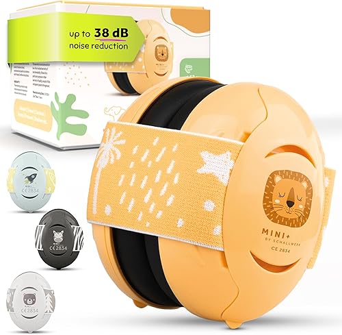 Schallwerk ® Mini+ Baby Ear Muffs – Noise Protection for Babies, Infants, Toddlers – CE & ANSI Certified Headphones - Jamouz