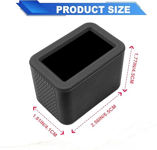 stymart 2PCS Safety Belt Buckle Holder, Silicone Safety Belt Buckle Booster, Keep the Safety Belt Buckle Upright and Stable, Silicone Safety Belt Buckle Booster Suitable for Kids (Black) - Jamouz