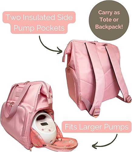 Sarah Wells Norah Breast Pump Backpack (Latte) - Jamouz
