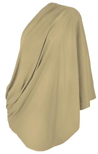 LK Baby 2pk Infinity Nursing Scarf Breastfeeding Cover Ultra Soft (Grey/Navy) - Jamouz