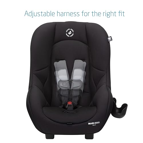 Maxi-Cosi Romi Convertible Car Seat, Converts from Rear Facing Car Seat (5-40 lbs) to Forward Facing Car Seat (22-40 lbs) Essential Black - Jamouz