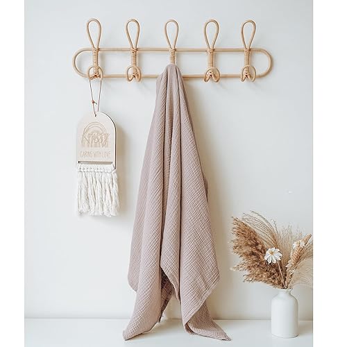 Konssy Muslin Nursing Cover for Breastfeeding, 360° Full Privacy Breathable 100% Cotton Breastfeeding Cover, Multi-use Carseat Canopy - Jamouz