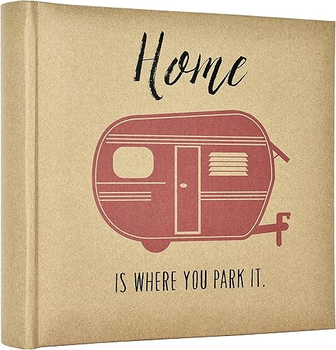 MCS 200-Pocket Fabric Baby 4x6 Photo Album with Writing Space, 8.5 x 8.5 Inches, Baby Pink - Jamouz