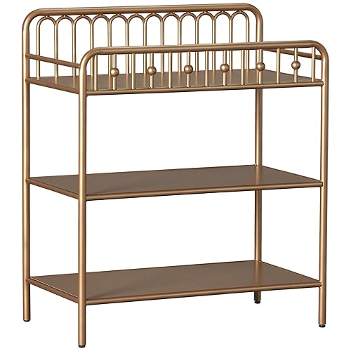 Little Seeds Monarch Hill Ivy Metal Changing Table, Gold - Jamouz