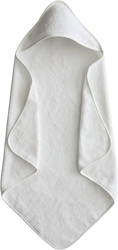 mushie Baby Hooded Towel | Organic Cotton (Blush) - Jamouz