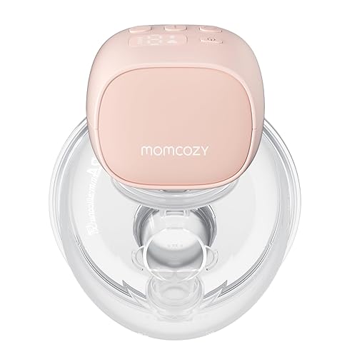 Momcozy S9 Pro Upgraded Wearable Breast Pump, Hands-Free Design with Extended Battery Life & LED Display, Double Electric Portable Pump with 2 Modes & 9 Levels, 24mm, 2-Pack, Gray - Jamouz