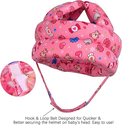 Baby Helmet for Crawling Walking Soft Cushion No Bumps - Jamouz
