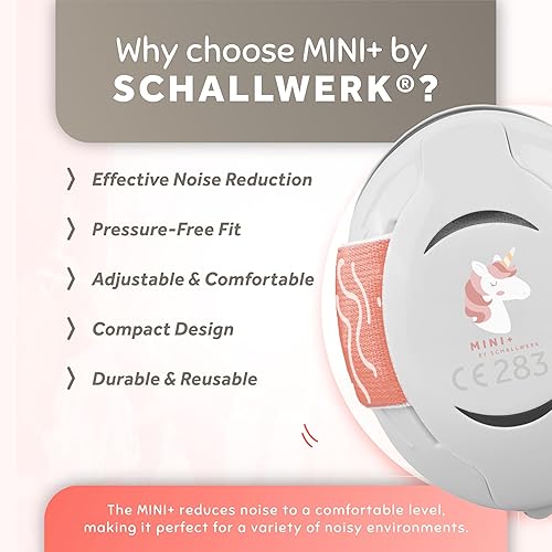 Schallwerk ® Mini+ Baby Ear Muffs – Noise Protection for Babies, Infants, Toddlers – CE & ANSI Certified Headphones - Jamouz