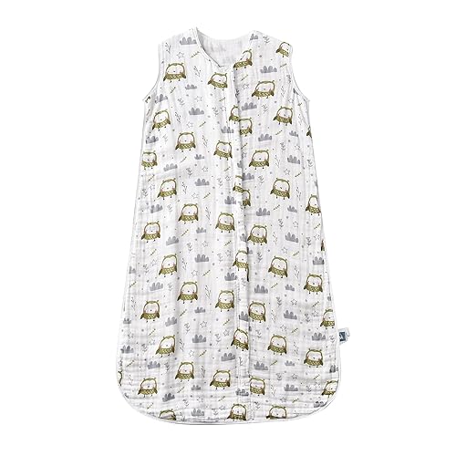 Baby Sleep Sack 2-4 T Baby Wearable Blanket 100% Organic Cotton 0.5 TOG Toddler Sleeping Sack 2- Way Zipper Soft Lightweight X-Large Pup - Jamouz