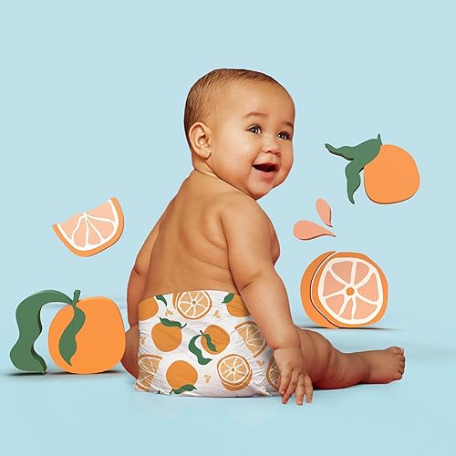 Hello Bello Premium Diapers Size 4, Honeysuckle Designs, 58ct Club Box, Hypoallergenic and Extra Absorbent - Jamouz