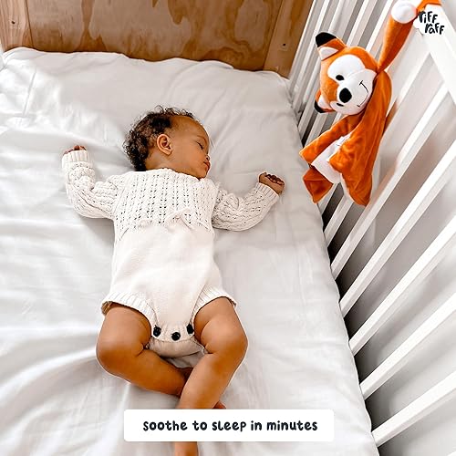 Riff Raff Bunny Sleep-Soother Unique Lullaby, Heartbeat & White Noise Plush, Washable, Portable, Perfect Sleep Aid - Jamouz