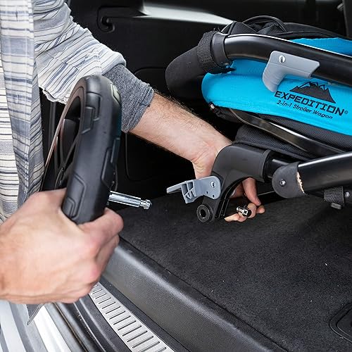 Baby Trend Expedition 2-in-1 Stroller Wagon PLUS, Ultra Marine - Jamouz