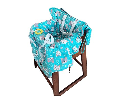 Grocery Shopping Cart Cover for Baby - Restaurants High Chair Cover - Extra Large Baby Shopping Cart Cover - Thick Padding - Washable - Baby Cart Covers for Boys and Girls - Jamouz