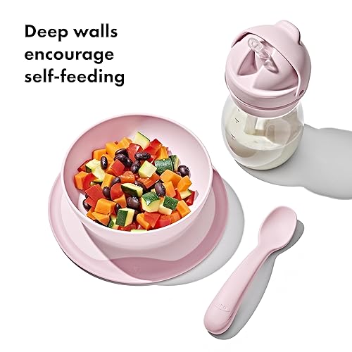 OXO Tot Stick and Stay Suction Bowl - Opal - Jamouz