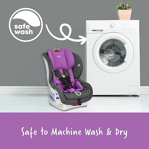Britax Marathon Clicktight Convertible Car Seat, Mod Purple SafeWash - Jamouz