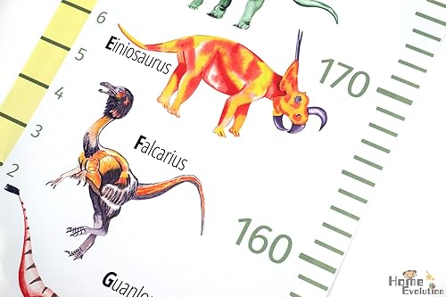 HomeEvolution Kids Growth Chart Height Measuring Chart, Unicorn Canvas Wall Hanging Rulers for Baby Children Girls Bedroom Decor - Jamouz