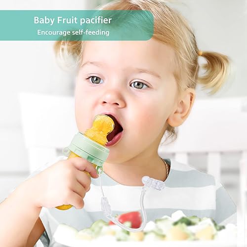 Termichy Baby Food Dispensing Spoon: Squeeze Feeder Dispenser for Baby - Self Feeding Bottle Spoon - Jamouz