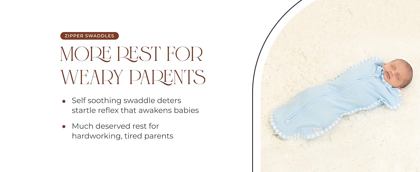 Zipper Swaddles 