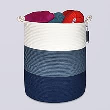 Fill your basket to its full capacity with pillows and blankets.