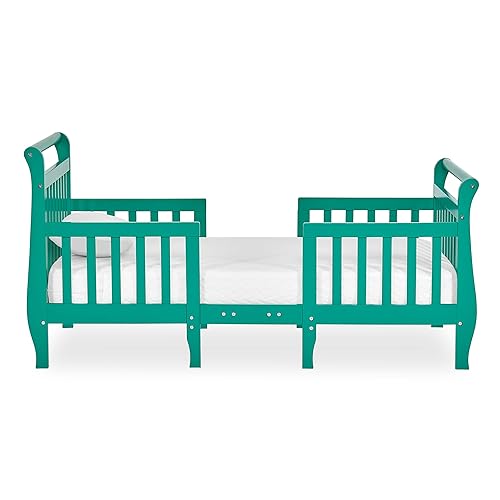 Emma 3-In-1 Convertible Toddler Bed In Fuschia Pink, Converts To Two Chairs And-Table, Low To Floor Design, JPMA Certified, Non-Toxic Finishes, Safety Rails - Jamouz