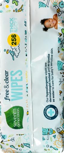 Seventh Generation Baby Wipes Sensitive Protection with Snap Seal Diaper Wipes 768 Count - Jamouz
