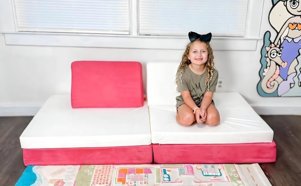 nugget cover play couch foam kids childrens waterproof cover liner