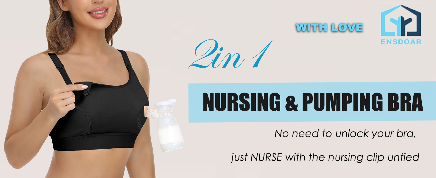 Hands Free Pumping Bra
