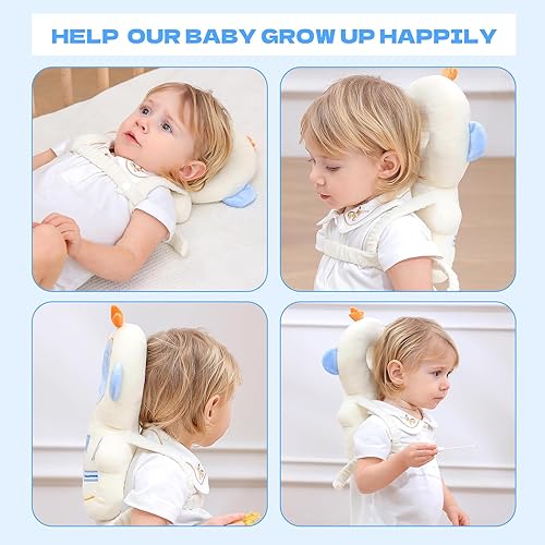 Baby Head Protector Backpack: Alarm Function,Adjustable and Ultra-Light(Bee) - Jamouz