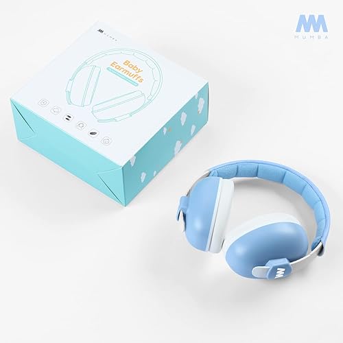 Mumba Baby Ear Protection Noise Cancelling Headphones for Babies and Toddlers Baby Earmuffs - Ages 3-24+ Months - Jamouz