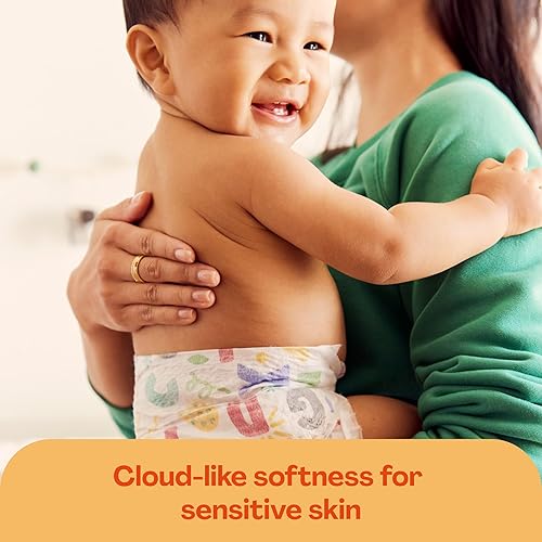 Hello Bello Premium Diapers Size 4, Honeysuckle Designs, 58ct Club Box, Hypoallergenic and Extra Absorbent - Jamouz