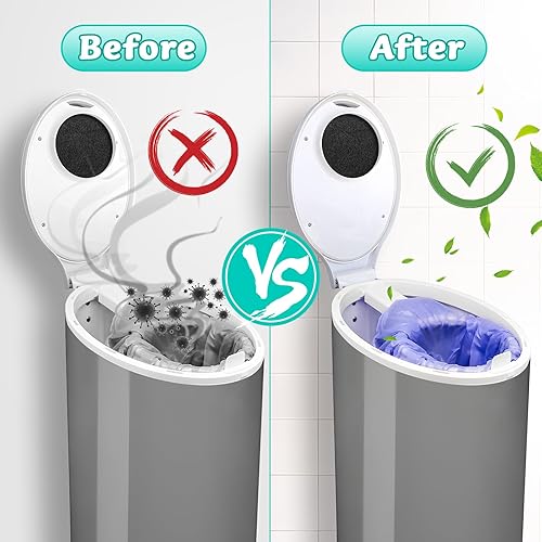 8Pcs Diaper Pail Deodorizer for Ubbi,Diaper Pail Odor Eliminator,Activated Charcoal Filter Odor Absorber Compatible with Ubbi Diaper Pail,High Adsorptivity Diaper Trash Can Odor Control - Jamouz