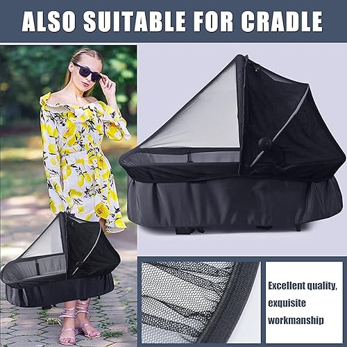 Mosquito Net for Baby Car Seats – Infant Car Seat Insect Mesh Net with Zipper - Universal Fit, Premium Quality: Machine Washable - Gray - Jamouz