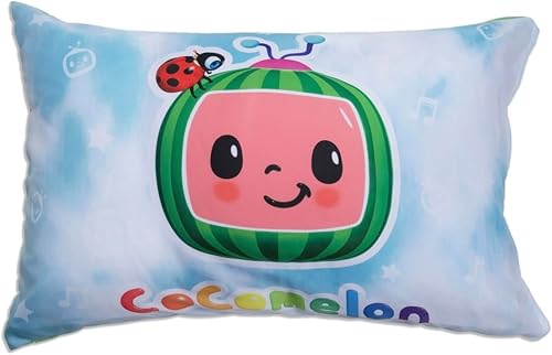 CoComelon 4-Piece Toddler Bedding Set, Cute as a Rainbow, Toddler Bed, Green - Jamouz