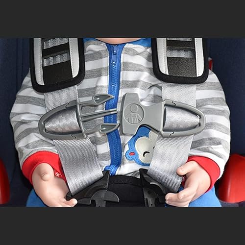 Universal Child Car Seat Chest Harness Clip Universal Safer Belt Clip Buckle Lock Stroller Chest Clip Adjustable Guard for Baby and Kids (Black) - Jamouz