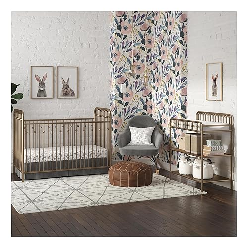Little Seeds Monarch Hill Ivy Metal Changing Table, Gold - Jamouz