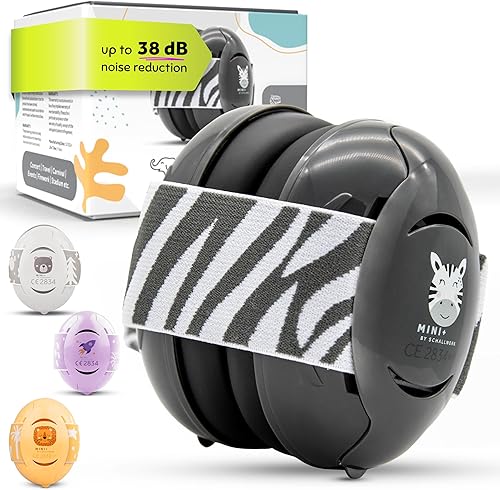 Schallwerk ® Mini+ Baby Ear Muffs – Noise Protection for Babies, Infants, Toddlers – CE & ANSI Certified Headphones - Jamouz