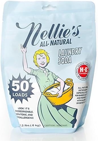 Nellie's All Natural Laundry Soda-50 Load Refill Bag - Jamouz